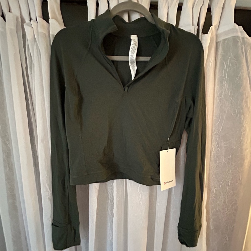 ITS RULU RUN CROPPED HALF ZIP